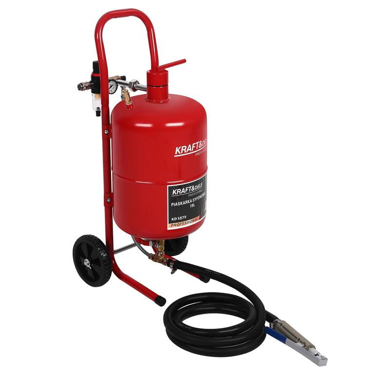 Sifoninė smėliapūtė 19L su priedais KD5879