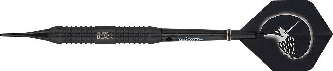 Darts Unicorn Core Plus Black Brass Soft S2 – 3-Pack