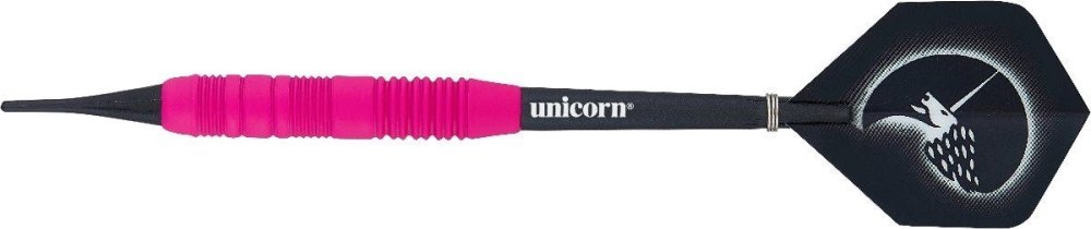 Darts Unicorn Core Plus Rubberized Brass Pink – 3-Pack