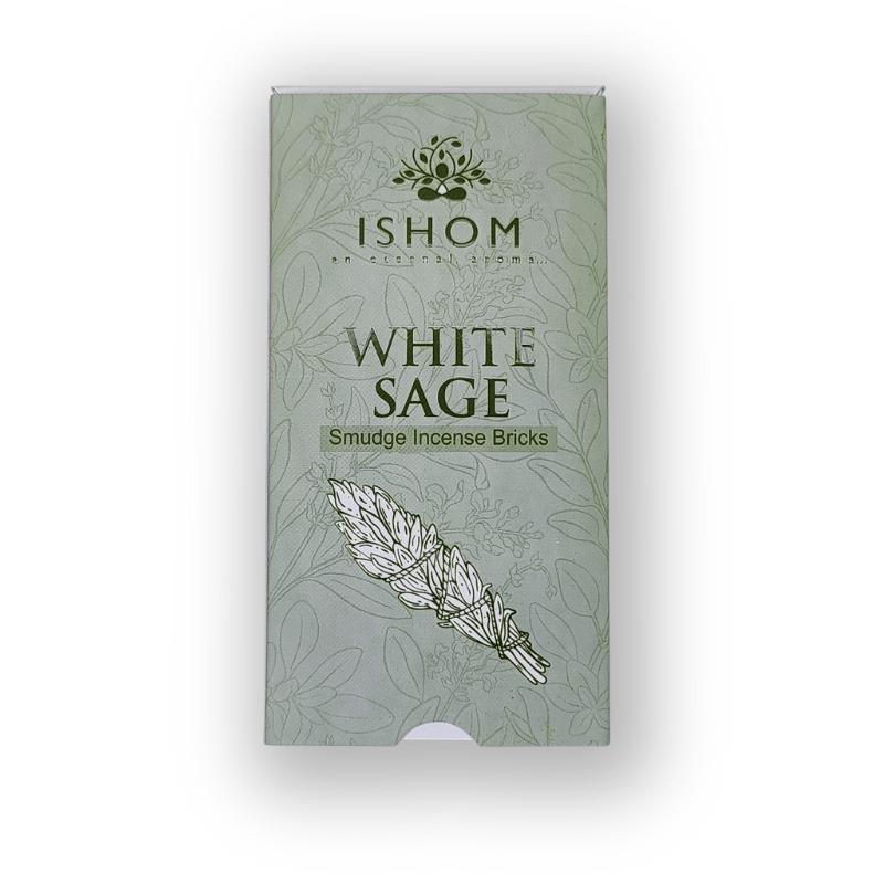 ISHOM smilkalų plytelės - White sage