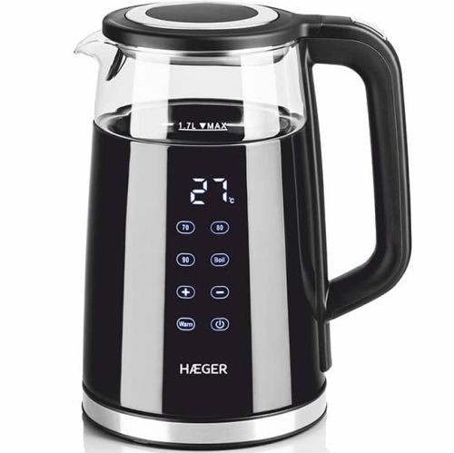 "Haeger" EK-DIG.028A Elektrinis virdulys su temperatūros reguliatoriumi 1,7 l 2200 W