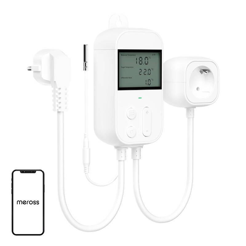 "Meross" termostatinio temperatūros reguliatoriaus lizdas MTS960HK (HomeKit)