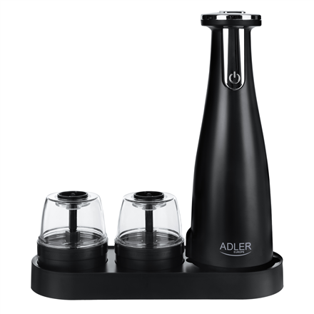 Elektrinis malūnėlis Adler Electric Salt and pepper grinder AD 4449b 7 W, Housing material ABS plast