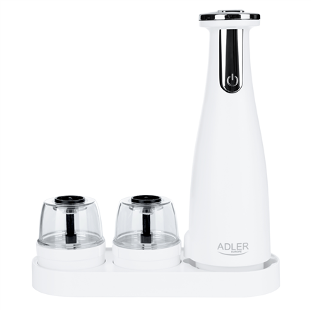 Elektrinis malūnėlis Adler  Electric Salt and pepper grinder  AD 4449w  Grinder  7 W  Housing m