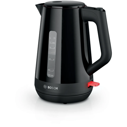 Virdulys Bosch Kettle  TWK1M123  Electric  2400 W  1.7 L  Plastic  360° rotational base  Blac