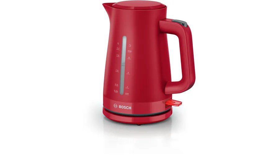 Bosch TWK3M124 elektrinis virdulys 1,7 L 2400 W Raudona