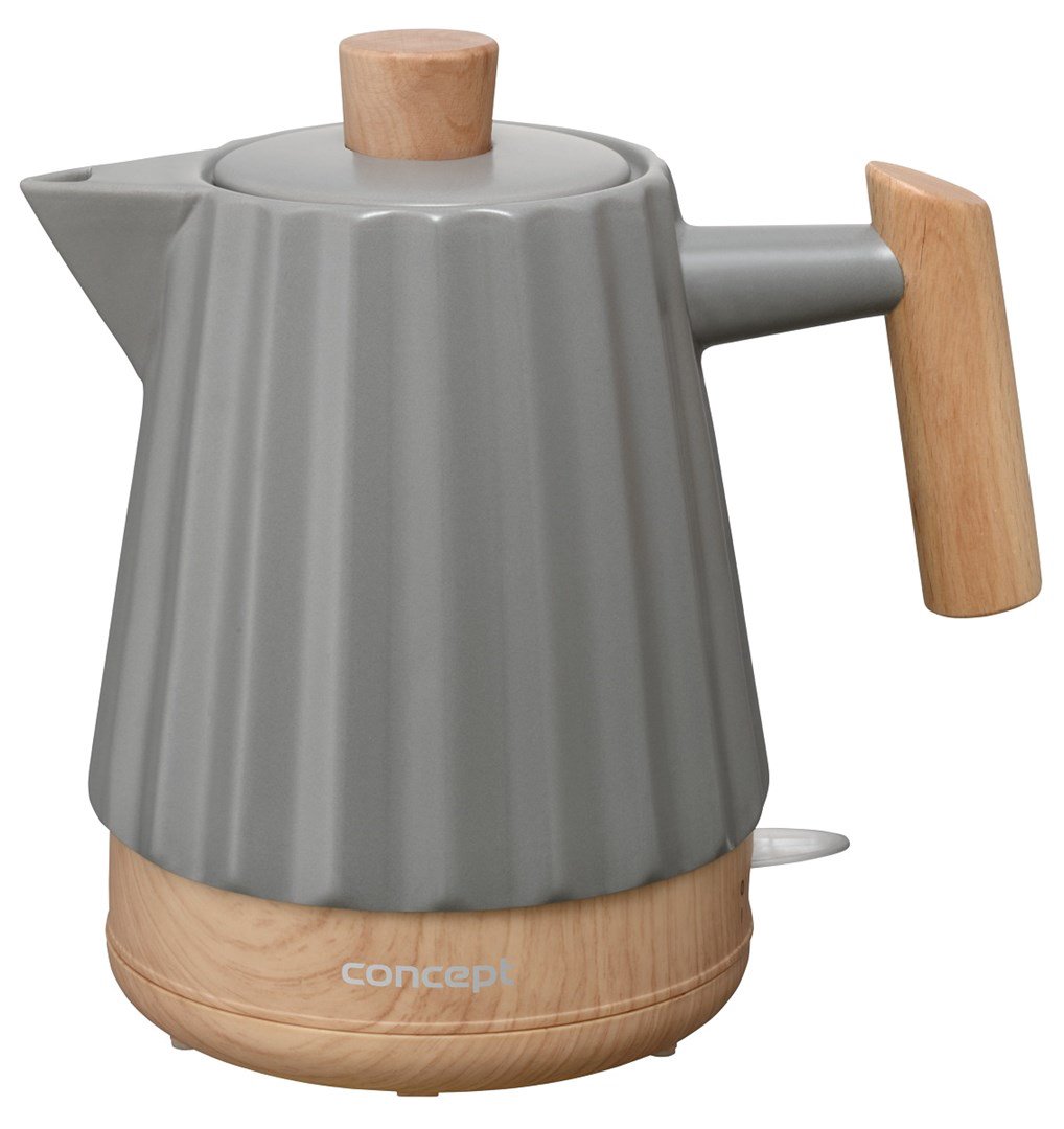 Concept RK0092 Keramikinis elektrinis virdulys 1,5 l Tamsiai pilka