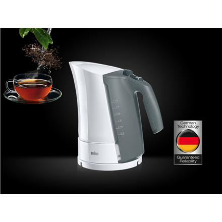 Virdulys Braun  Kettle  WK500 MultiQuick 5  Standard  3000 W  1.7 L  Plastic  360° rotational