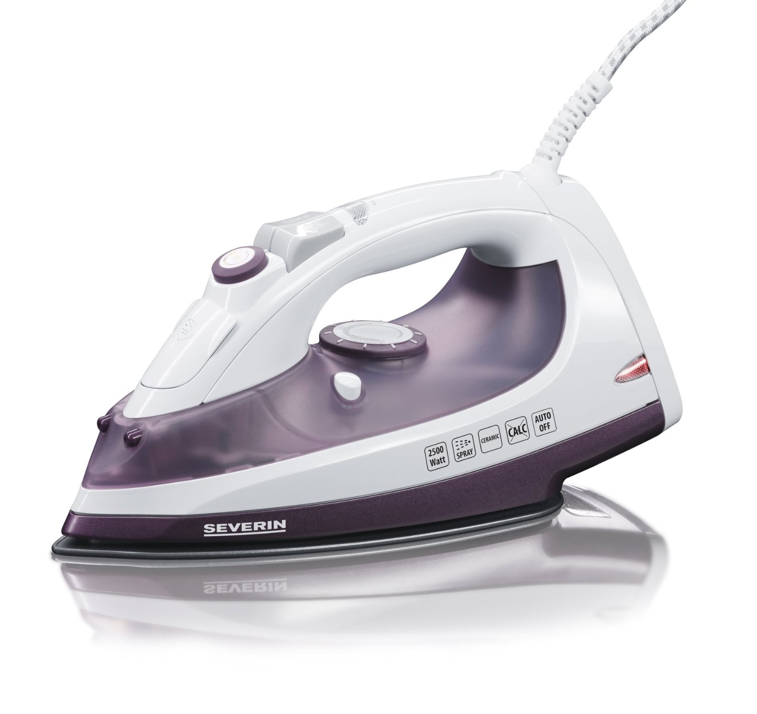 Lygintuvas Severin BA 3210, baltas/violetinis