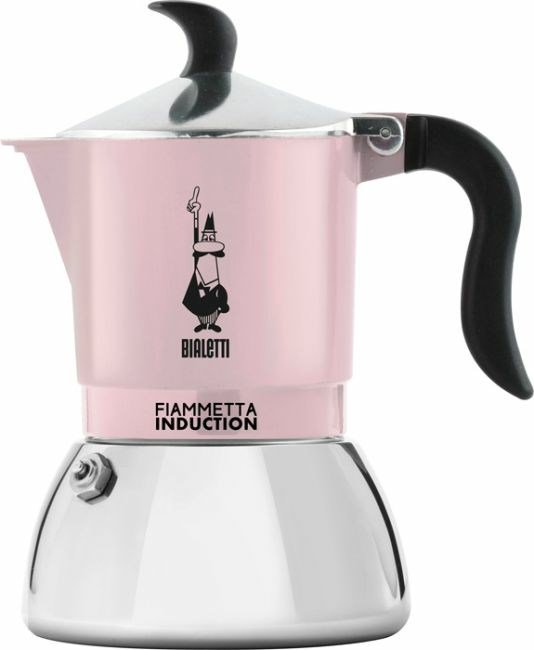 Bialetti 6585 Mokos gaminimo indas 0,09 L Juoda, Rožinė, Sidabras