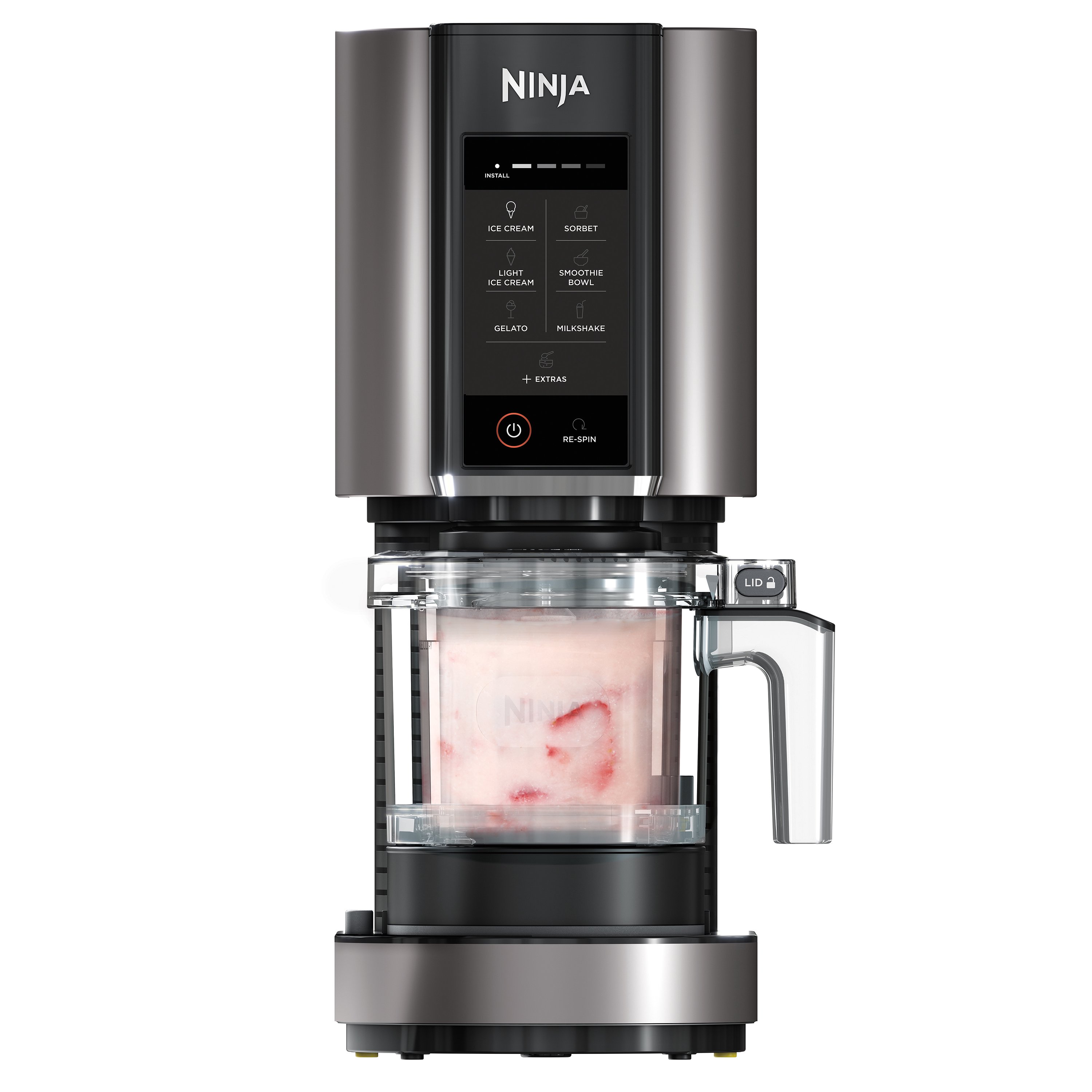 Ninja NC300EU ledų gaminimo aparatas Tradicinių ledų gaminimo aparatas 0,473 L 800 W Juoda, Sidabras