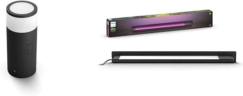 Philips HUE white & color Ambiance Appear wall light, LED light (black)