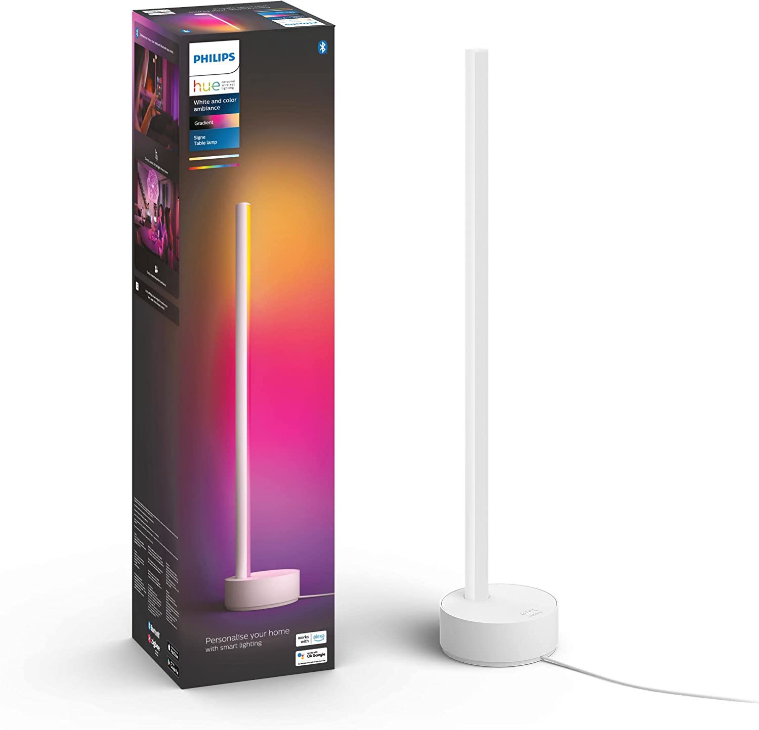 Philips Gradient Signe table lamp, LED light (white)