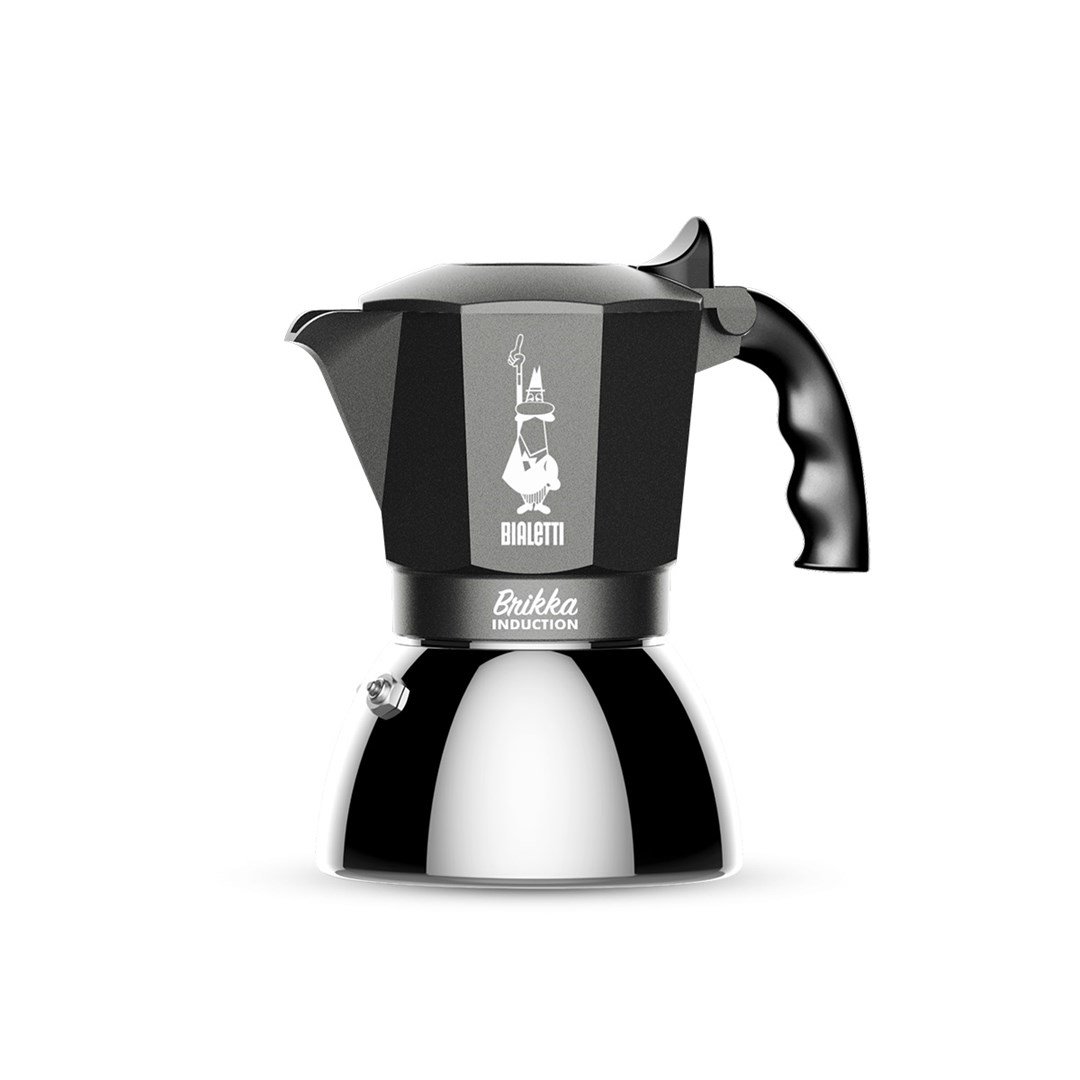 Kavos aparatas BIALETTI BRIKKA INDUCTION 4TZ 180 ml Antracitas, Sidabras