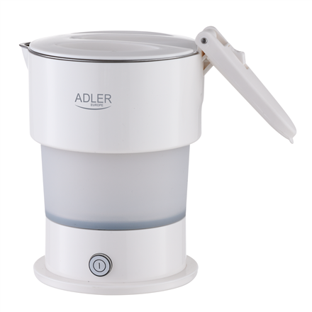 Virdulys Adler Silicon Travel Kettle  AD 1377  Travel Kettle  600 W  0.6 L  Silicon  White