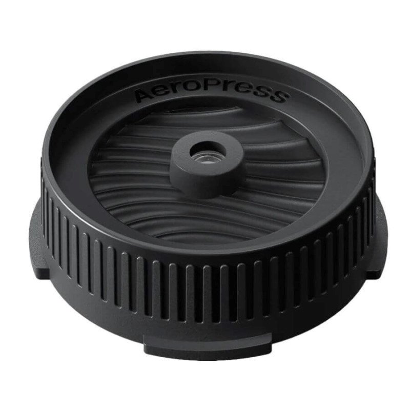 AeroPress Flow Control Filter Cap Kavos aparato dangtelis Juodas