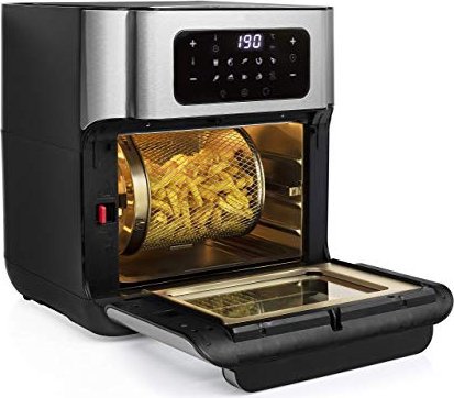 Kavos virimo aparatas Princess  Aerofryer Oven  182065  Power 1500 W  Capacity 10 L  Black/Stai