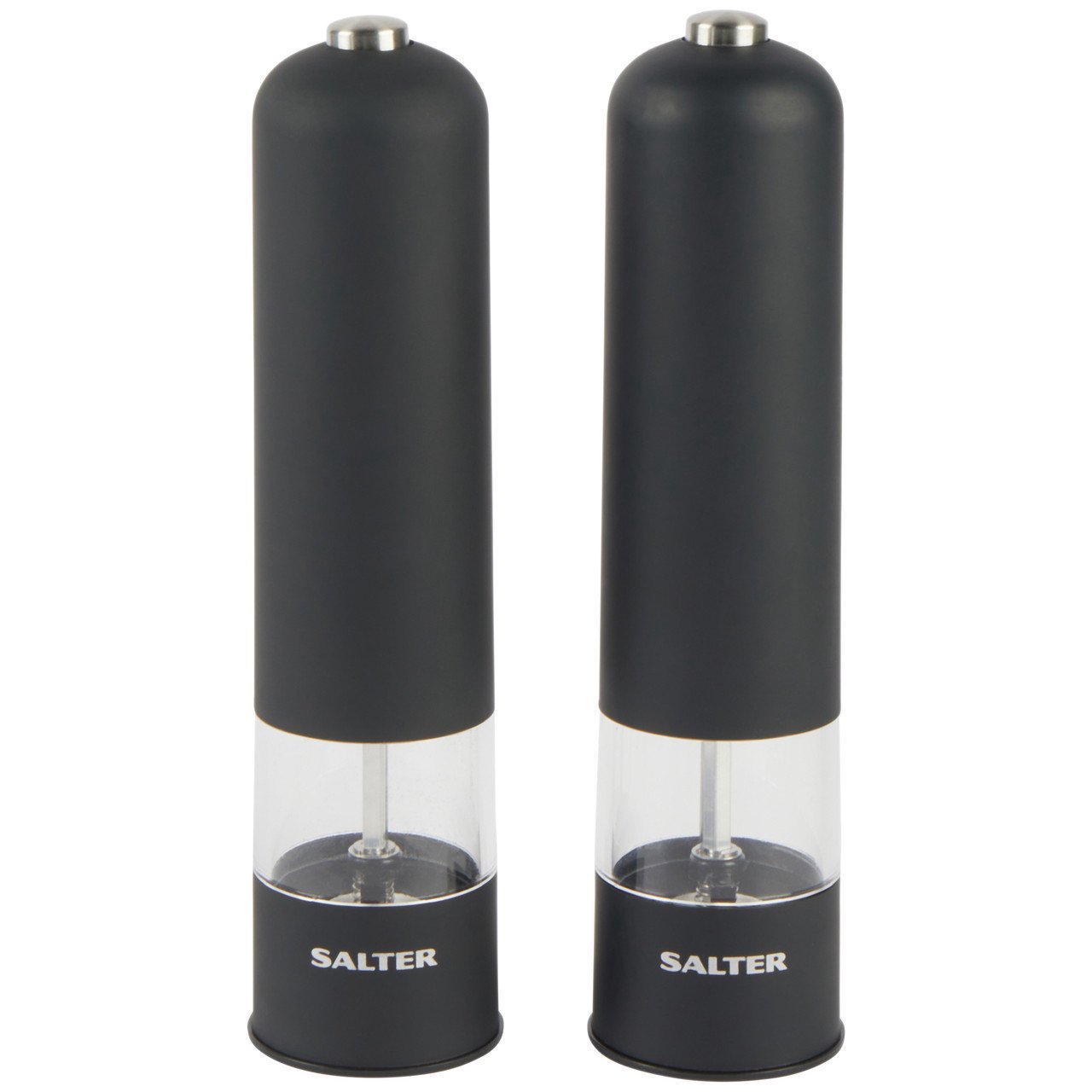 Salter 7524 BKXRUP1 Matt Black Electronic Mill set