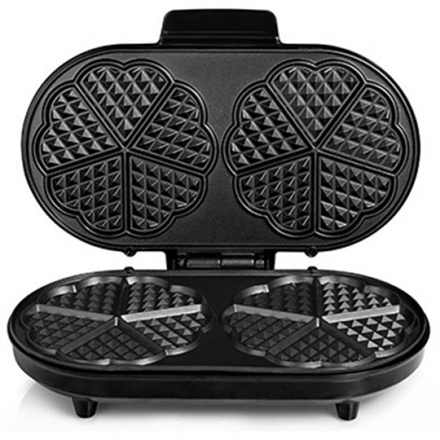 Vaflinė Tristar  Waffle maker  WF-2120  1200 W  Number of pastry 10  Heart shaped  Black