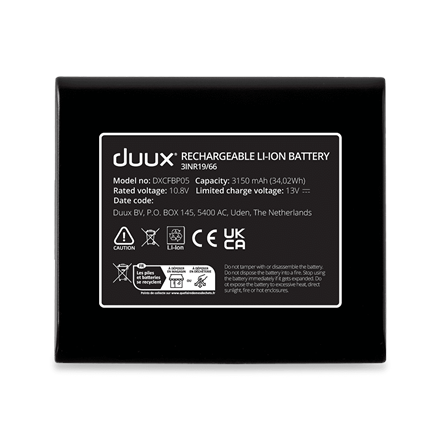 Dock + Battery pack 10.8 V for Duux Whisper Flex  DXCFBP05  Black