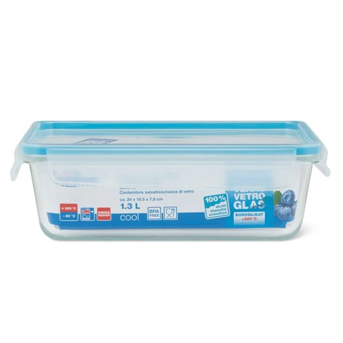 Maisto dėžutė MIGROS TOPLINE, 24x16,5x7,8 cm, 1,3 l