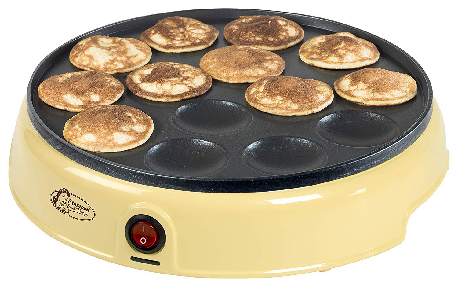 Bestron Poffertjes Maker APFM700SD (yellow)
