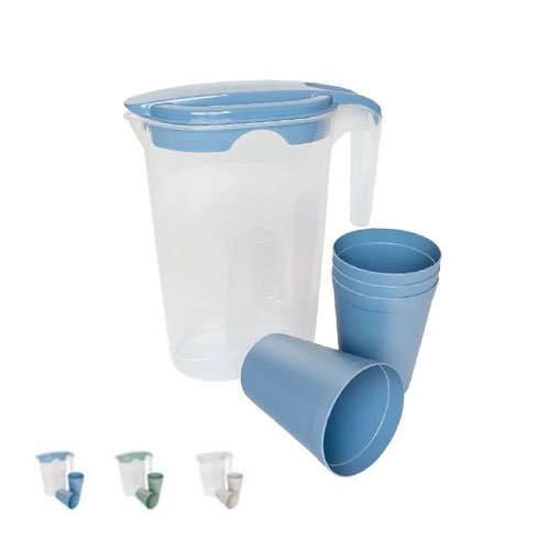 Plastikinio ąsočio ir puodelių rinkinys MICHELINO SERIE ALYTHIA