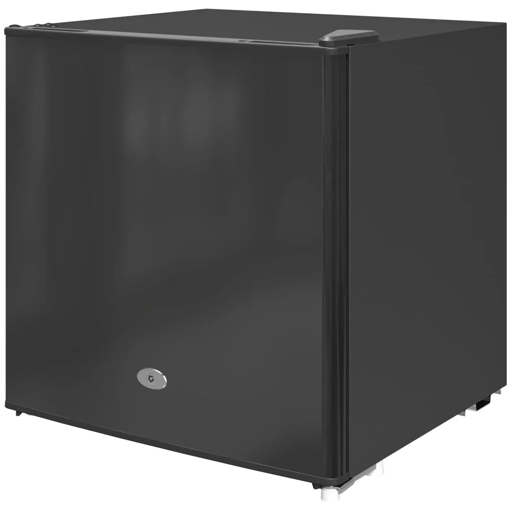 HOMCOM mini šaldiklis 35 l, elektrinis, pastatomas, 45 W, mini šaldymo dėžė, mini šaldytuvas nuo -14 iki -24 ℃, 5 lygių temperatūros reguliavimas, 47 x 44,2 x 48,8 cm, juodas