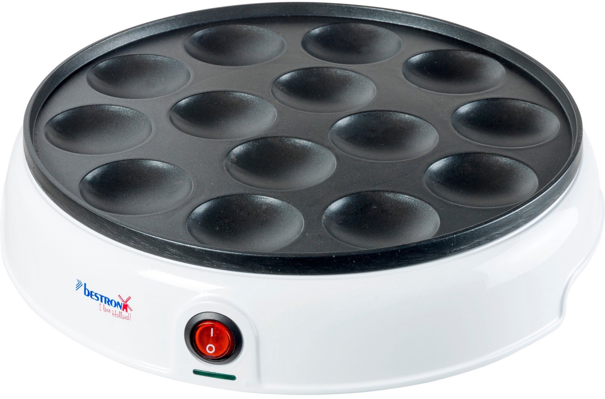 Bestron mini pancake maker APFM700W, white