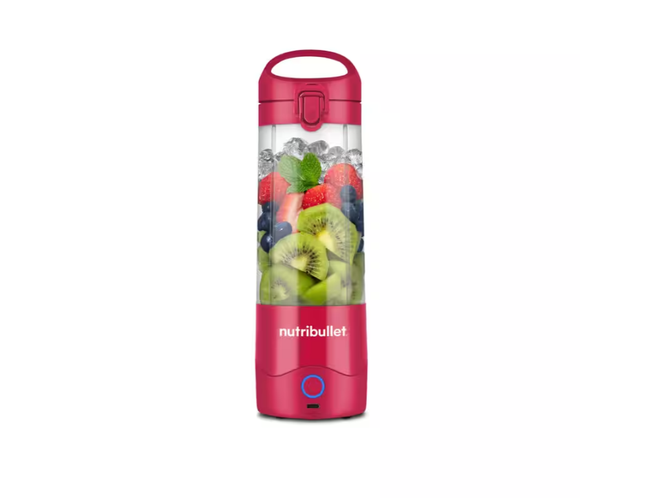 Trintuvas Nutribullet NBP003MA, nešiojamas, Tritan indas, 0.475 L talpa, ledo smulkinimas, purpurinė magenta