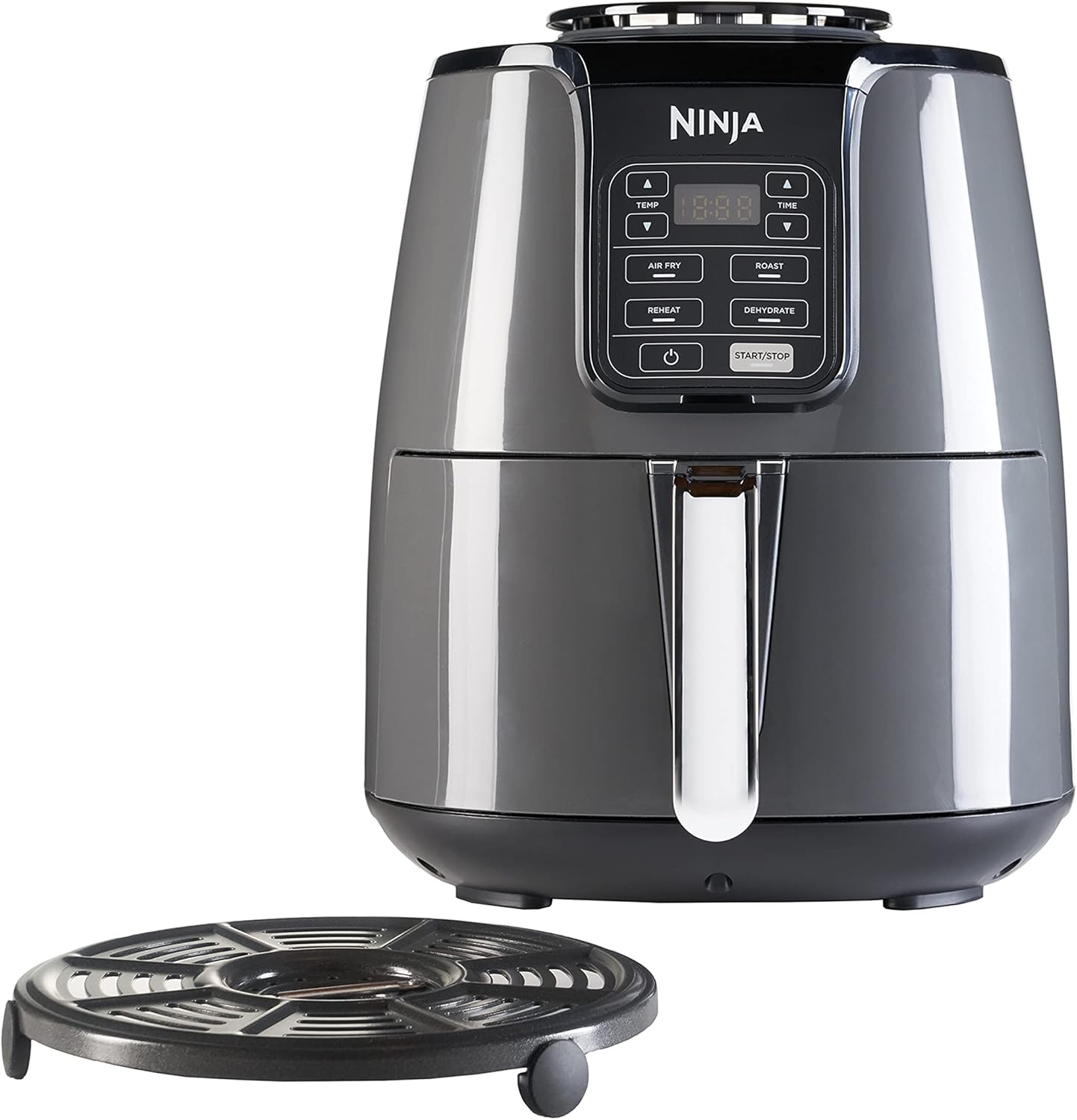 Ninja AF100EU, 1550 W, 3.8 L, pilka - Karšto oro gruzdintuvė