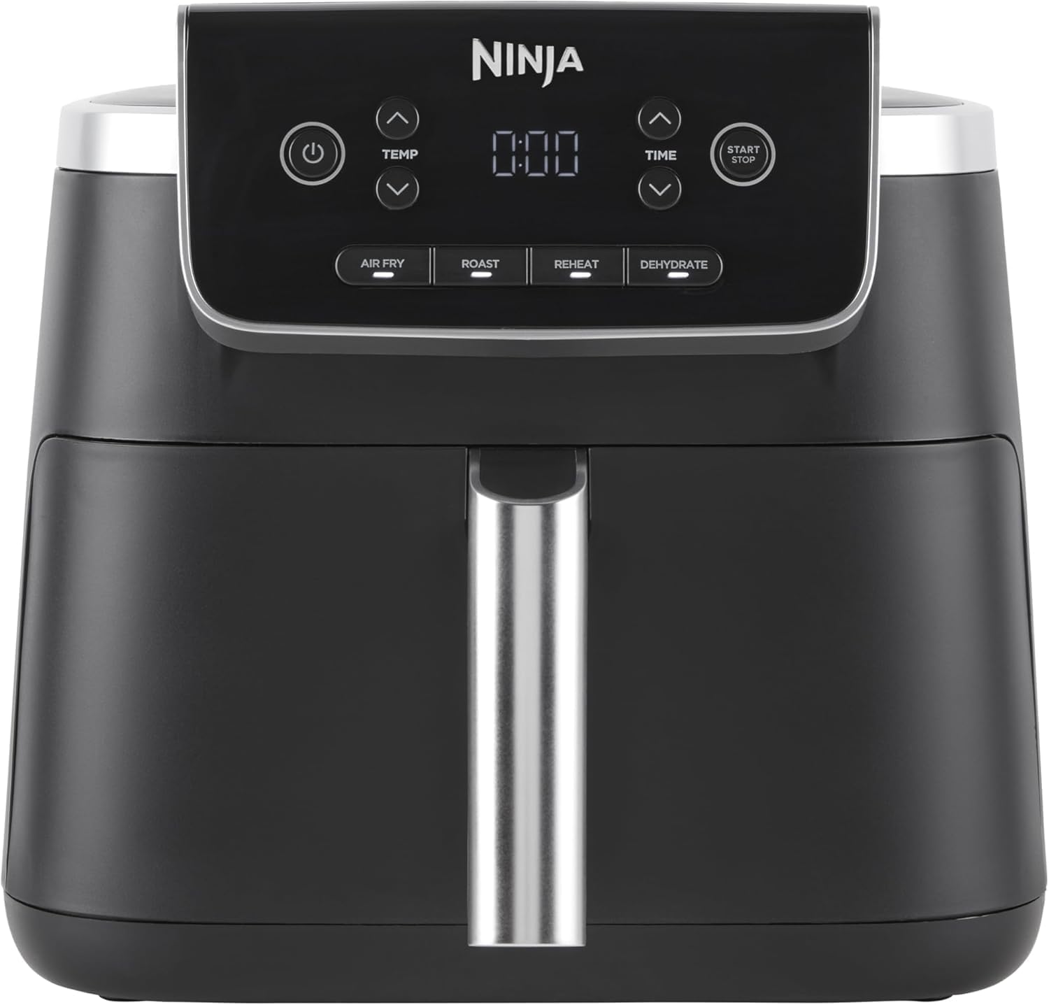 Ninja AF140EU Air Fryer PRO 4.7 L, 2000 W, juoda - Karšto oro gruzdintuvė