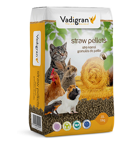 Vadigran Straw Pellets šiaudų granulių kraikas 6 mm, 10 kg