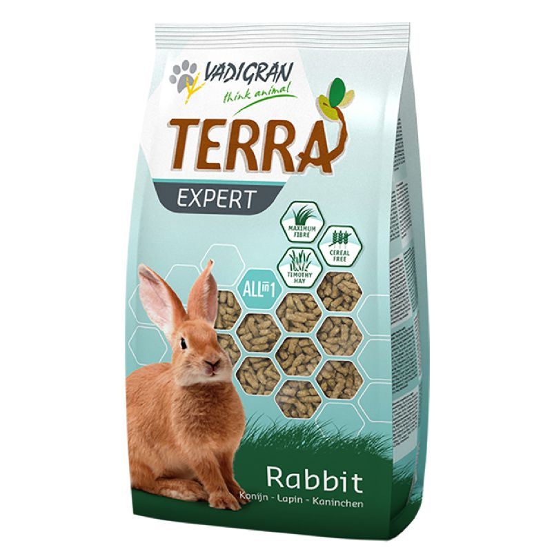 Vadigran Terra Expert pašaras triušiams; 0.9kg