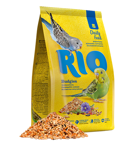 Rio lesalas banguotosioms papūgėlėms, 1 kg