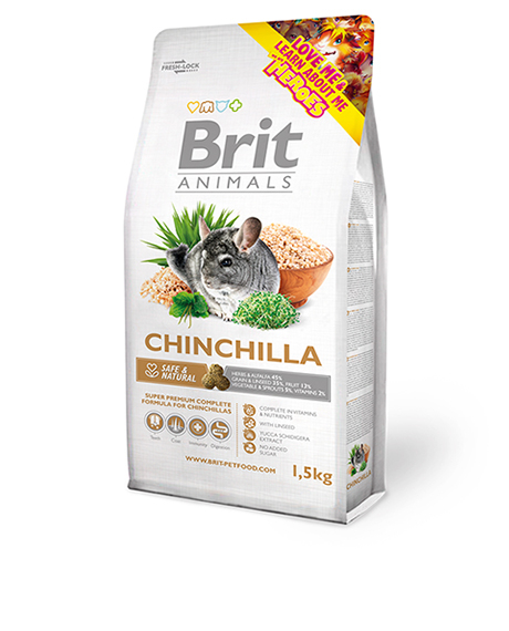 Brit Animals maistas šinšiloms, 1.5 kg