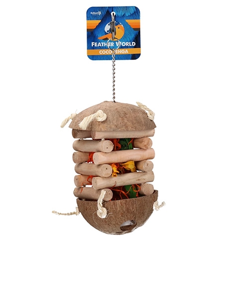 Feather World Coco Jenga žaislas papūgoms