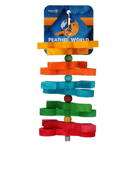 Feather World Puzzle - Treat interaktyvus žaislas paukščiams