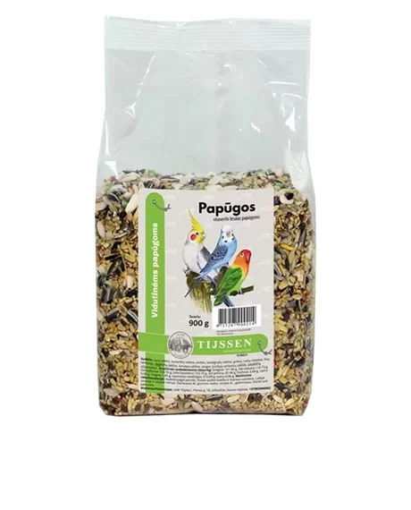 Tijssen lesalas vidutinėms papūgoms, 900 g