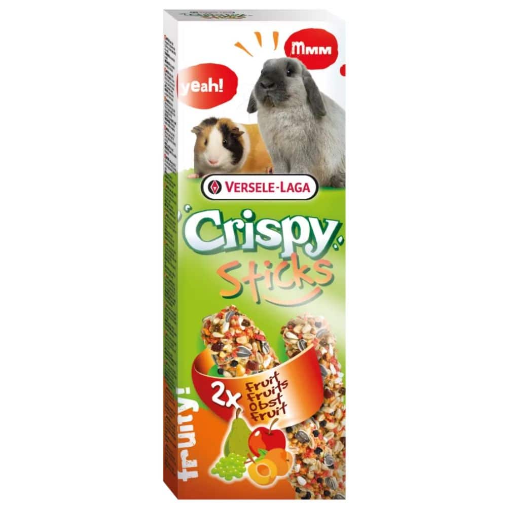 Versele-Laga Crispy vaisių lazdelės triušiams ir jūrų kiaulytėms, 110 g