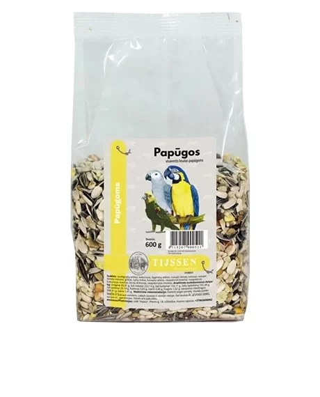Tijssen lesalas didelėms papūgoms, 600 g
