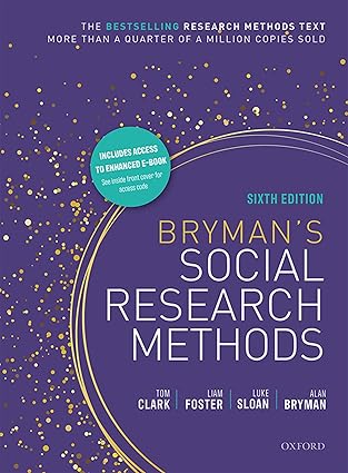 Bryman's Social Research Metho ds; 6th ed.
