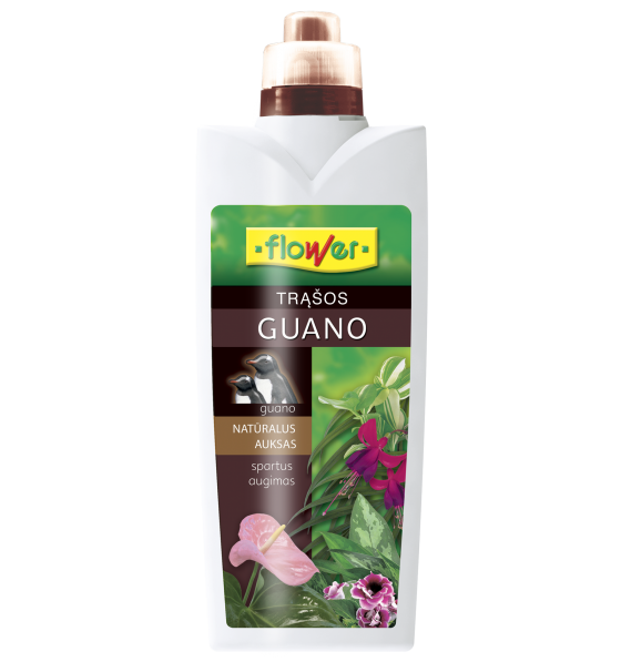 Skystos trąšos FLOWER GUANO, 1 L