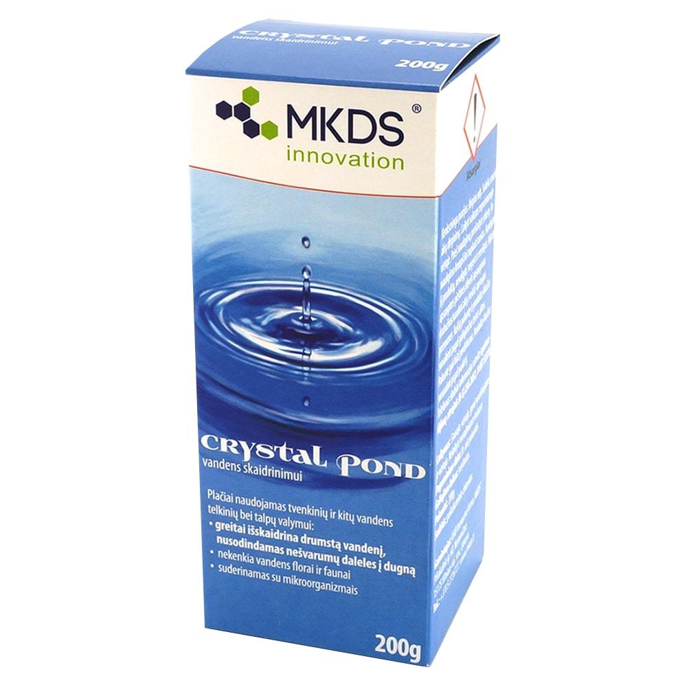 Vandens skaidrinimo bioproduktas CRYSTAL POND, 200 g