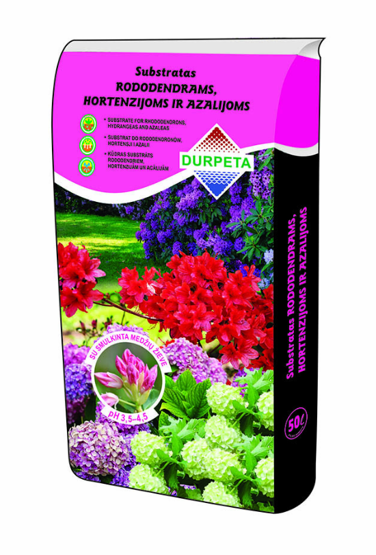 Substratas rododendrams, hortenzijoms ir azalijoms, 50 l