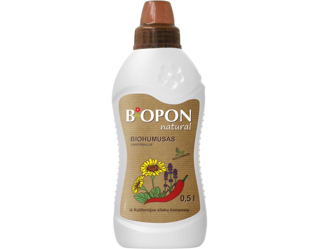 Universalus biohumusas BIOPON NATURAL, 0,5 l