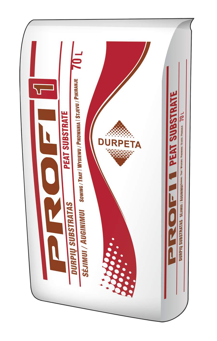 Pikiavimo durpių substratas DURPETA PROFI MIX1 1B, 70 l