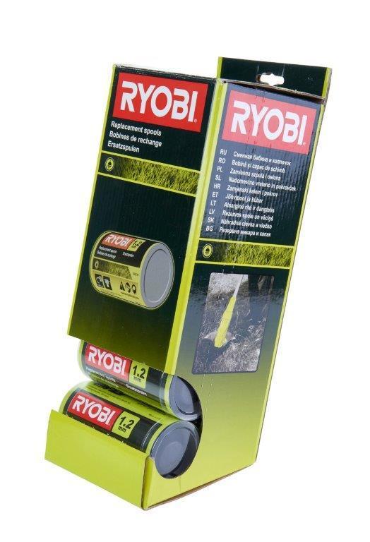 Žoliapjovės ritė su lynu RYOBI RAC149, 1,5 mm, 3 vnt.