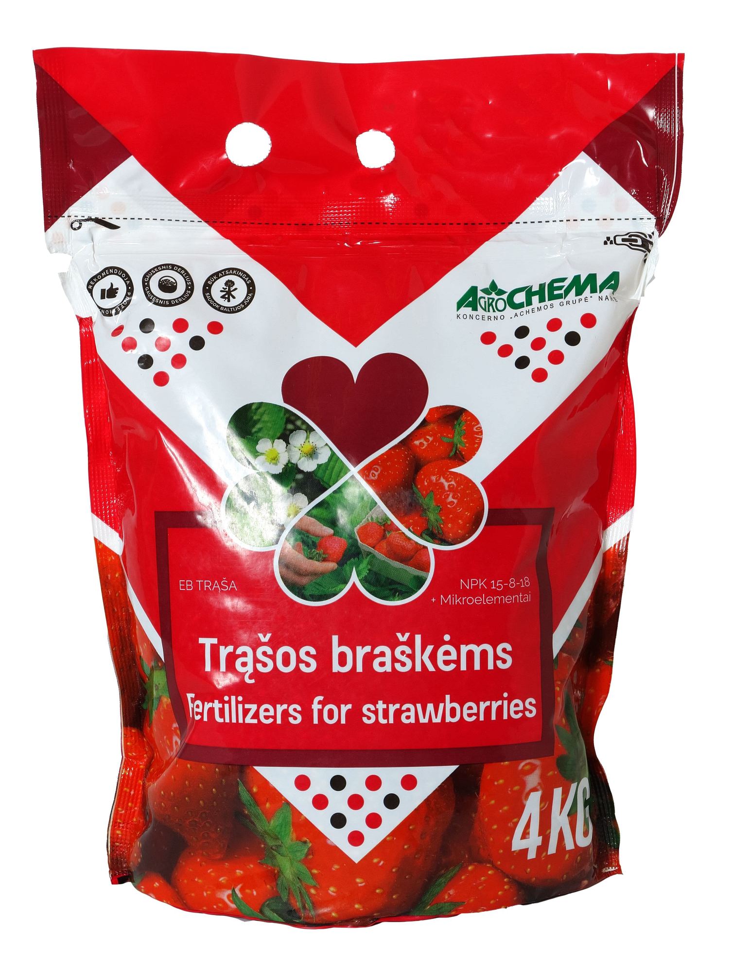 Trąšos braškėms ir žemuogėms, 4 kg