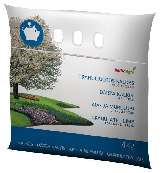 Granuliuotos sodo ir vejos kalkės, 4 kg